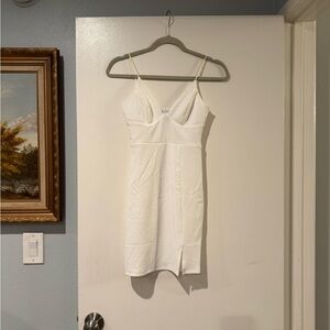 Princess Polly White Spaghetti Strap Dress